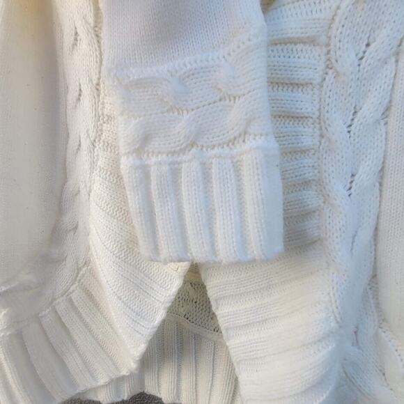 Pink Rose Ivory Knit Cardigan Size L - Picture 5 of 8